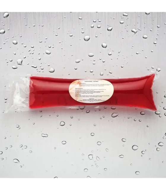 Jabón Base Glicerina Cristal Rojo Bolsa 1kg.