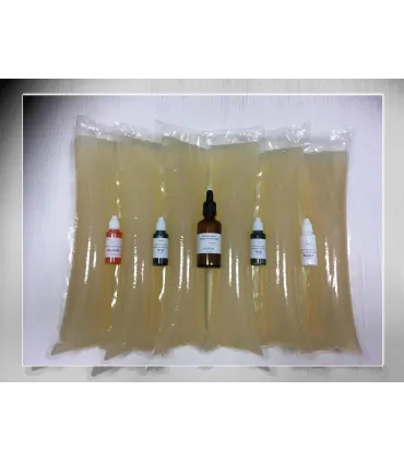 Barra Jabón Base Glicerina Vegetal pack 6 barras + colorante y perfume