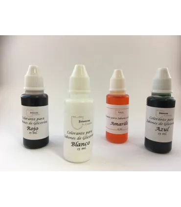 Barra Jabón Base Glicerina Vegetal pack 6 barras + colorante y perfume