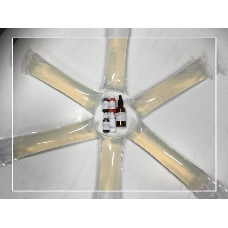 Pack Jabón Base Glicerina Cristal Transparente +Colorante y Perfume